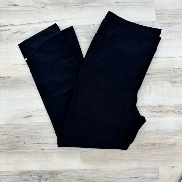 Chico’s Brigitte Basic Slit Ankle Pants pull-on stretch classic sz 12R - Picture 3 of 7